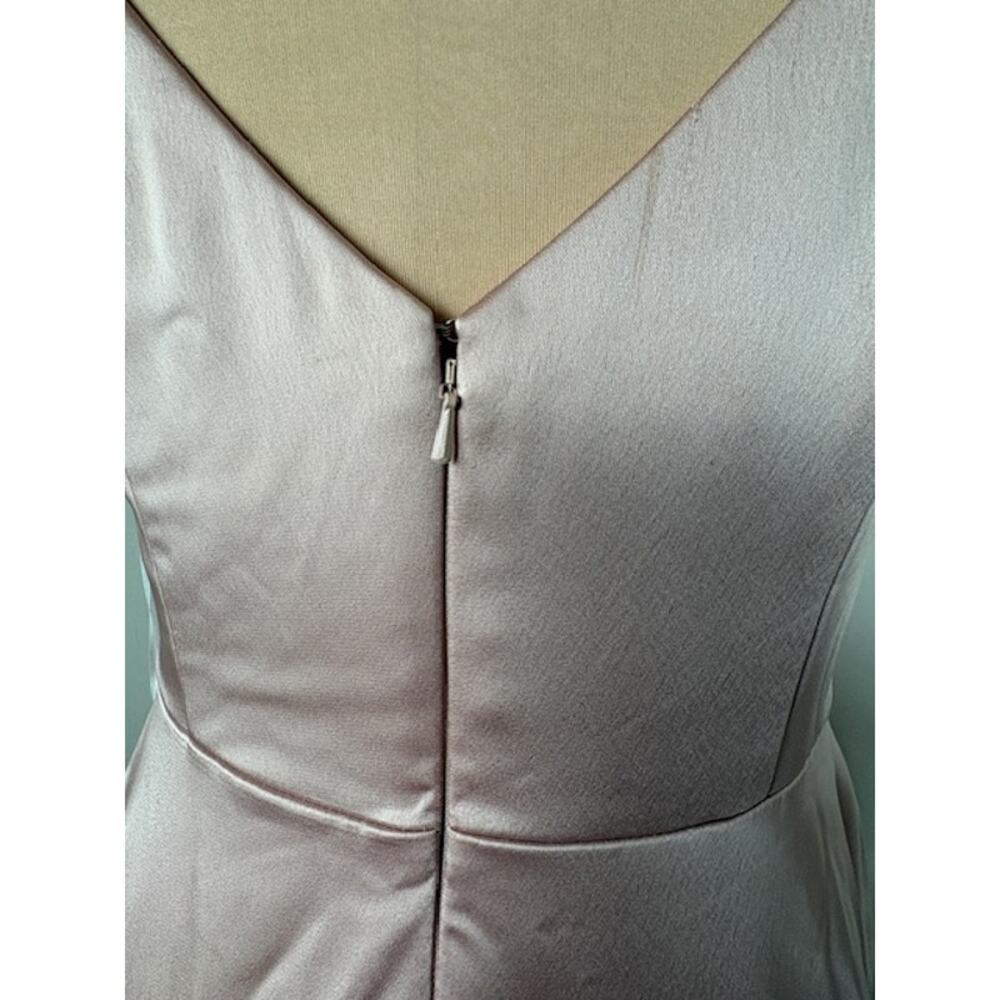 NWT Satin Formal Gown 12 Soft Glam Old Hollywood Romantic Ethereal Princesscore - Picture 8 of 9